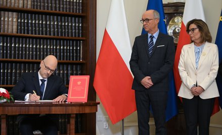 Były członek rządu Donalda Tuska, Maciej Berek, 14 października złożył ślubowanie na sędziego TK w o