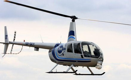 Śmigłowiec stacji TVN 24