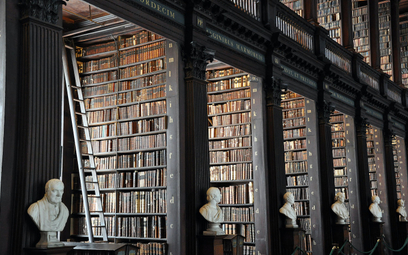 XIX–wieczne biblioteki mają klimat, który świetnie wpisuje się w trend „Dark Academia”.