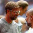 Juergen Klopp (z lewej) i Pep Guardiola – ich rywalizacja dodaje smaku angielskiej piłce A