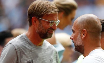Juergen Klopp (z lewej) i Pep Guardiola – ich rywalizacja dodaje smaku angielskiej piłce A