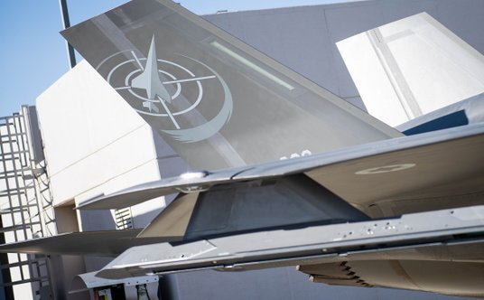 "F-35I Adir z namalowanym godłem 117. dywizjonu. Fot./Siły Powietrzne Izraela."