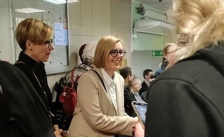 Prokurator Ewa Brzozowska w sądzie
