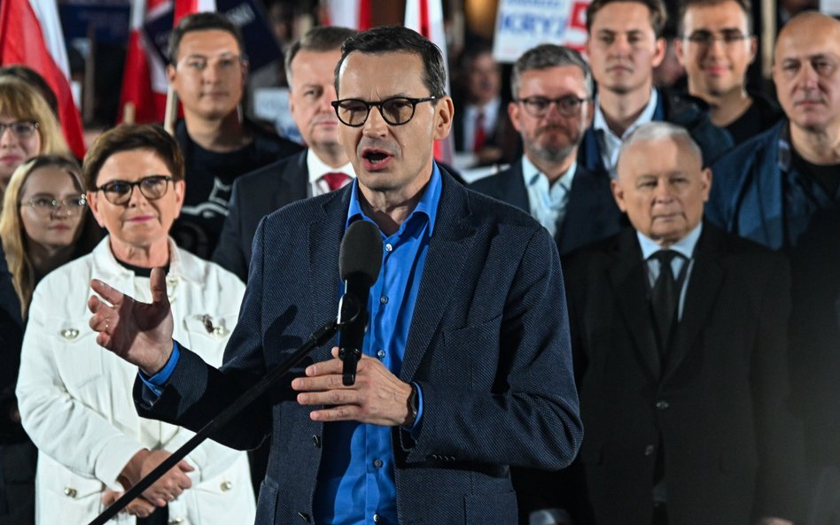 Premier Mateusz Morawiecki przemawia