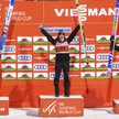 Radosne sobotnie podium w Titisee-Neustadt. Od lewej: Halvor Egner Granerud, Kamil Stoch i Piotr Żył