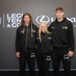 Tomasz Berkieta, Malwina Rowińska i Szymon Kielan – uczestnicy programu Lexus Tennis Talents.