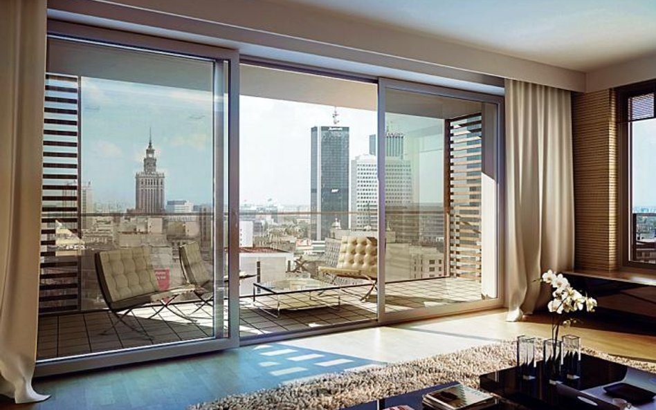 Wszystkie nowoczesne apartamenty są wyposażone w klimatyzację