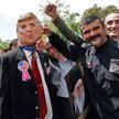 Teheran, demonstracja poparcia dla antyamerykańskiego przywódcy Iranu ajatollaha Ali Chamenei