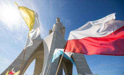 Figura Matki Bożej Miłosiernej w miejscowości Konotopie