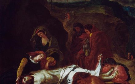 Eug?ne Delacroix, Opłakiwanie, 1848