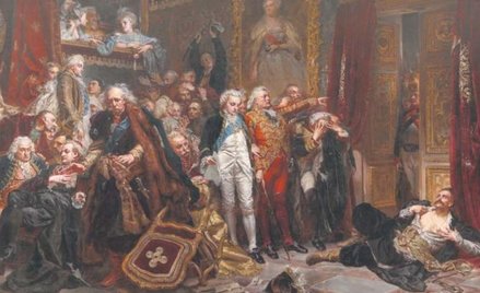 Jan Matejko (1838–1893) Upadek Polski (Reytan), 1866 olej, płótno; Zamek Królewski w Warszawie