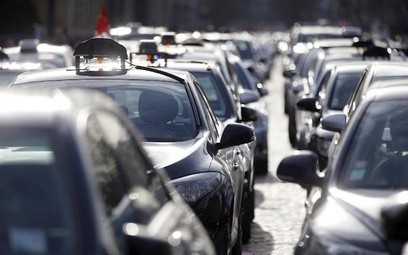Taksówkarze zablokowali Paryż