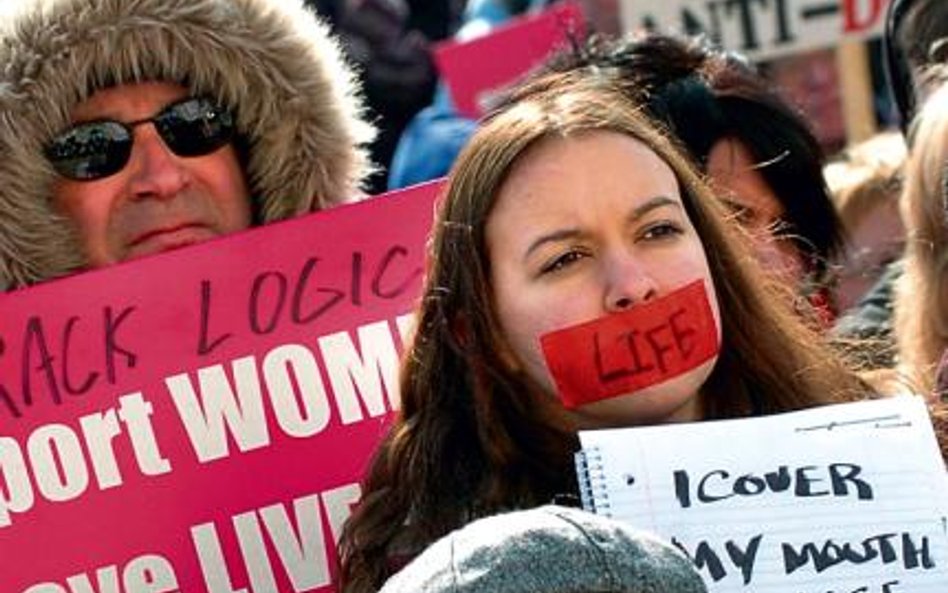 Manifestacja przeciwników aborcji w Minnesocie, styczeń 2009 r. (fot: Jean Pieri)