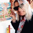 Edward Dwurnik (1943–2018) na wernisażu w Hali Spacerowej Domu Zdrojowego podczas pleneru w Świerado