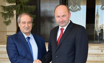 Fayssal Mikdad i Andrzej Papierz