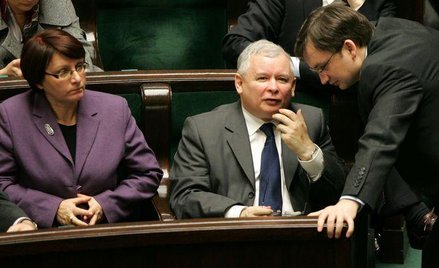 Grażyna Gęsicka, Jarosław Kaczyński i Zbigniew Ziobro