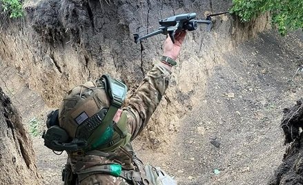 Ukraiński operator drona