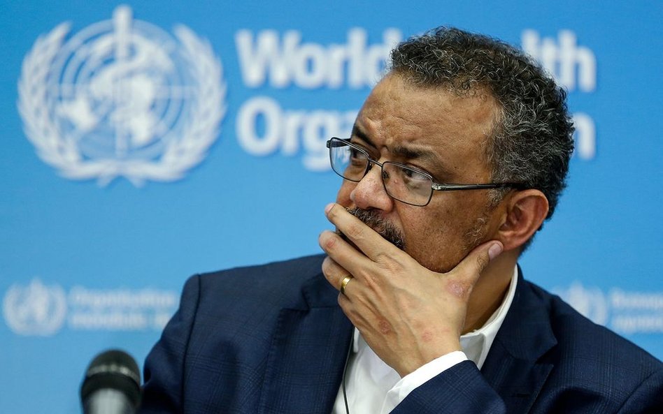 Dyrektor generalny Światowej Organizacji Zdrowia Tedros Adhanom Ghebreyesus