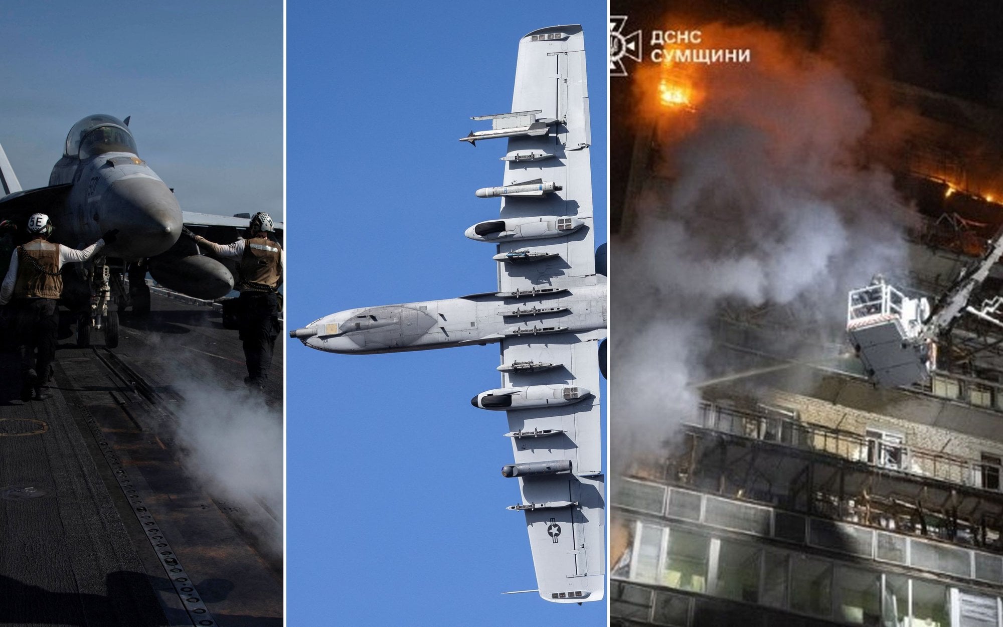 Na Bliskim Wschodzie spadł kolejny samolot USA. Nocna wymiana ciosów między Rosją a Ukrainą