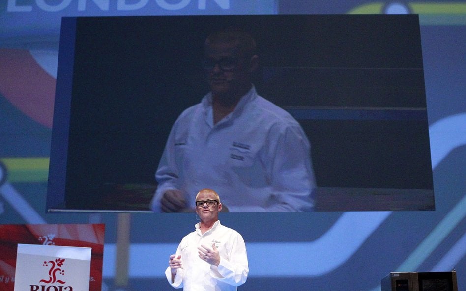 Heston Blumenthal jest jednym z najbardziej znanych brytyjskich szefów kuchni.