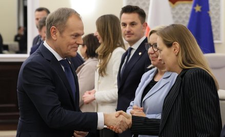 Donald Tusk i Katarzyna Pełczyńska-Nałęcz