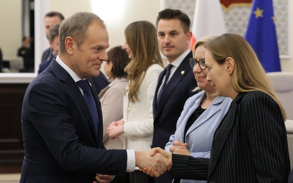 Donald Tusk i Katarzyna Pełczyńska-Nałęcz