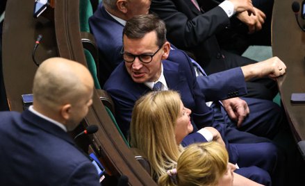 Mateusz Morawiecki w sejmowych ławach