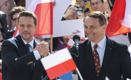 Rafał Trzaskowski i Radosław Sikorski