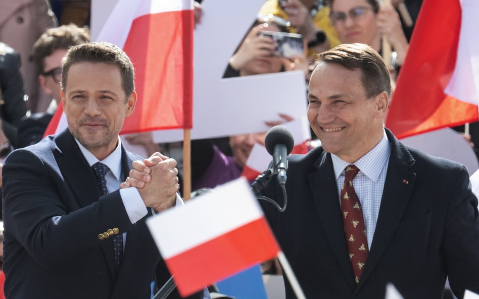 Rafał Trzaskowski i Radosław Sikorski