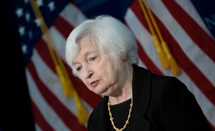 Janet Yellen, sekretarz skarbu USA. Fot. Brendan Smialowski /afp