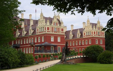 Zamek w Parku Mużakowskim.