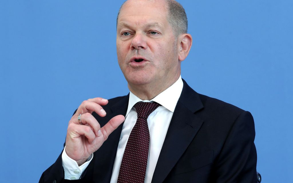 Minister finansów Olaf Scholz