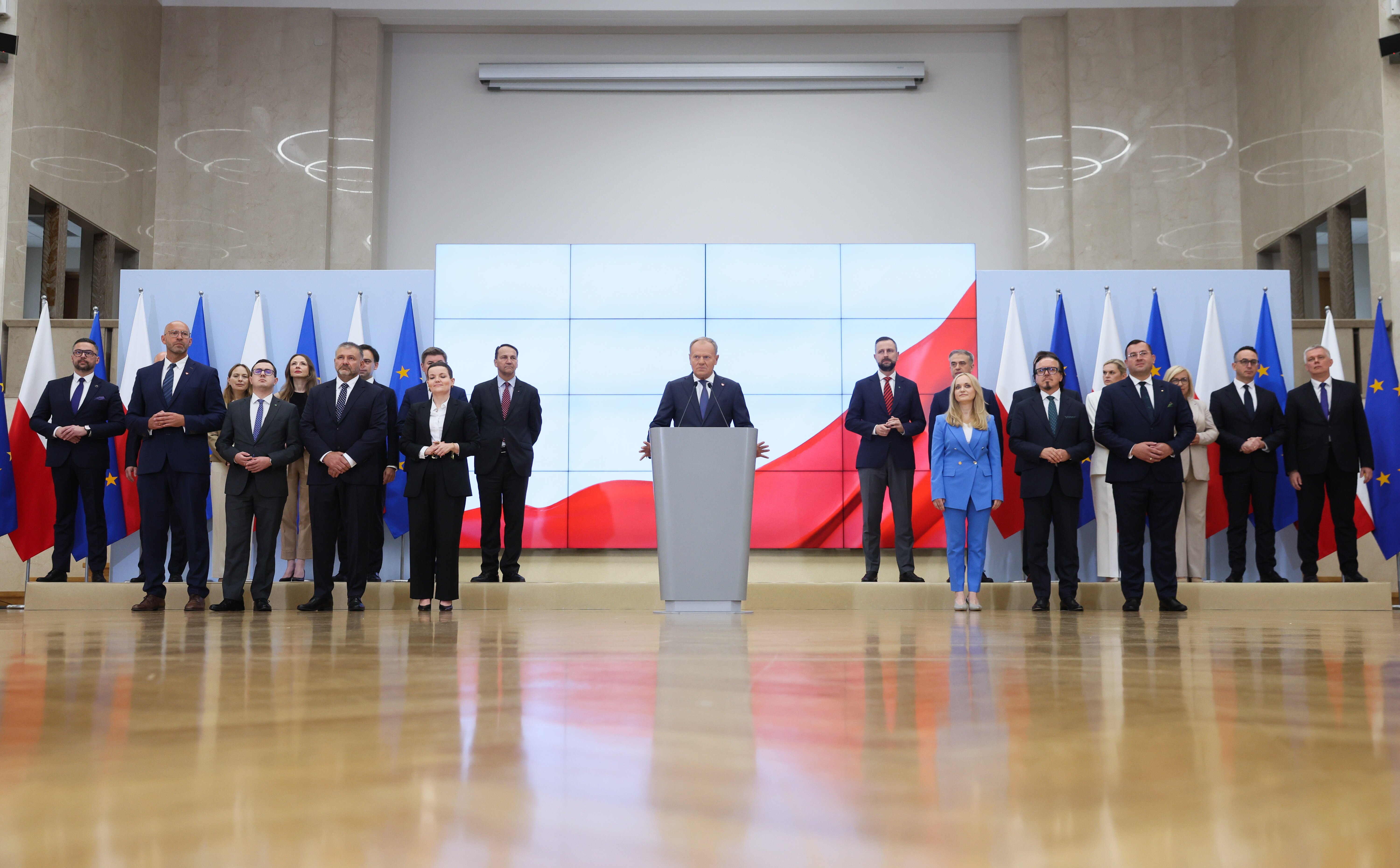 Tusk: Rząd po rekonstrukcji będzie liczył 21 ministrów