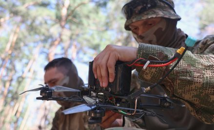Ukraińscy operatorzy dronów