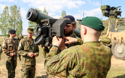 Pocisk kierowany Javelin jest podstawową bronią przeciwpancerną w Siłach Zbrojnych Litwy. Fot./Minis