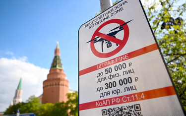 Po ataku na Kreml w Moskwie i Petersburgu całkowicie zakazano używania dronów