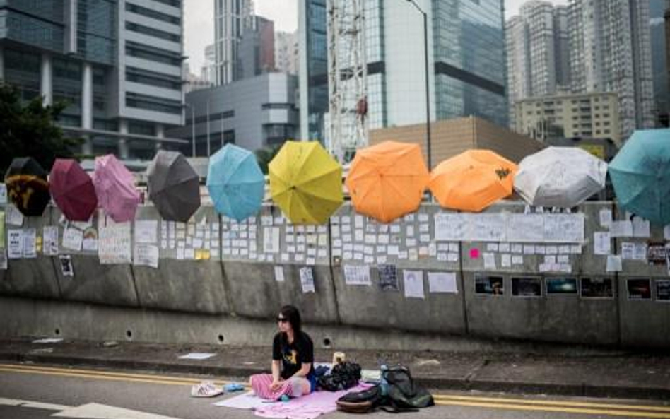 "Rewolucja parasoli" w Hongkongu powoli wygasa