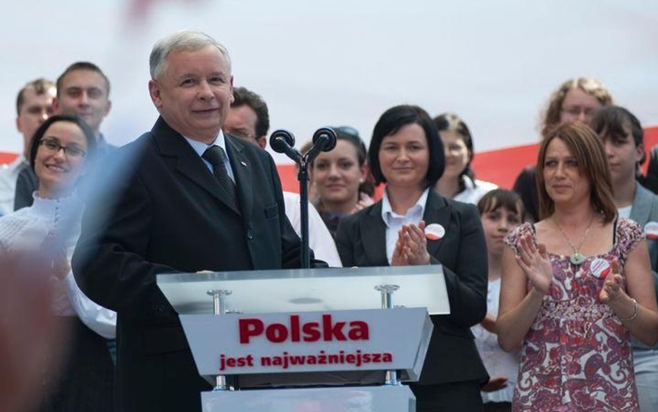 Kaczyński rusza pociągiem do wyborców