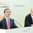Carlos Ghosn, szef Renault i Nissana (z lewej), i Dieter Zetsche, szef Daimlera, ogłosili współpracę