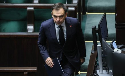 Minister finansów i gospodarki Andrzej Domański