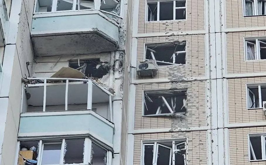 Potężny atak ukraińskich dronów na Rosję. Część z nich uderzyła w Moskwę