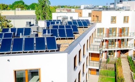 Apartamenty Solipska spółki Dom Development w stołecznych Włochach. Zastosowano tu kolektory słonecz