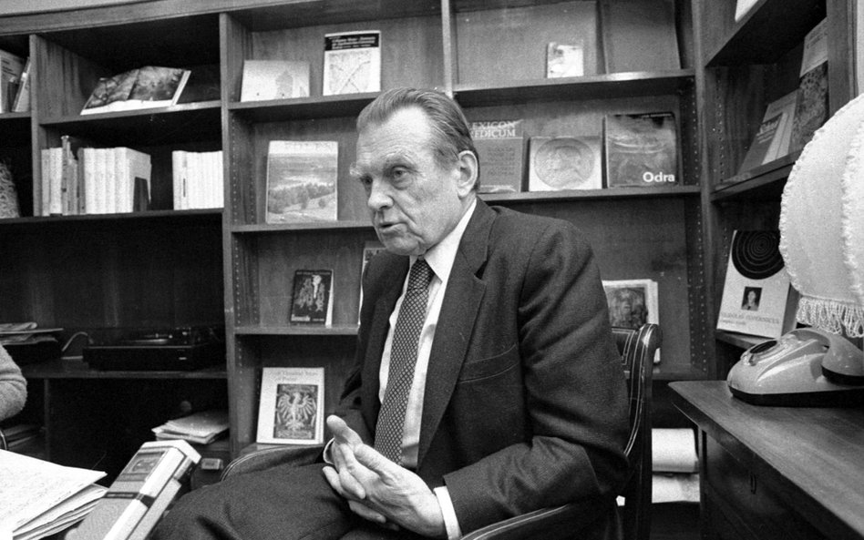 Czesław Miłosz na spotkaniu w Instytucie Polskim, Sztokholm 13.12.1980