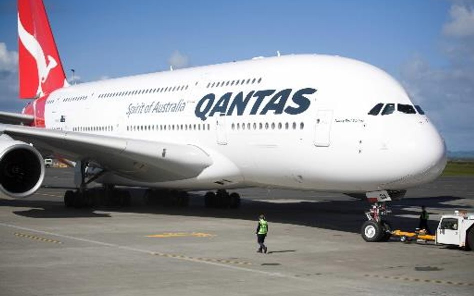 Airbus A380 należący do lini Qantas Airways