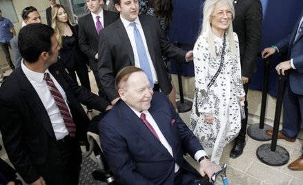 Sheldon Adelson i jego żona Miriam hojnie wspierają kandydatów republikanów