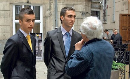 Paweł Kurzyna, Mateusz Książek, uczniowie I LO w Biłgoraju