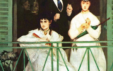 Manet na obrazie uwiecznił Berthe Morisot, Fanny Claus, Léona Leenhoffa i Antoine’a Guillemeta