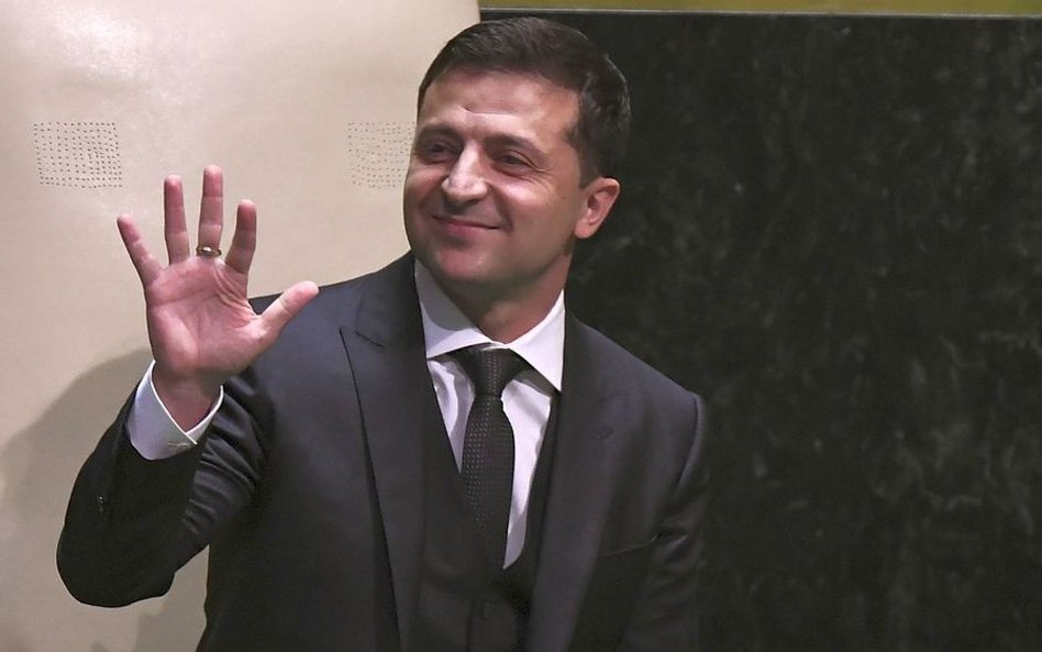 Prezydent Ukrainy Wołodymyr Zełenski