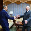 Siergiej Ławrow i Aleksandr Łukaszenko