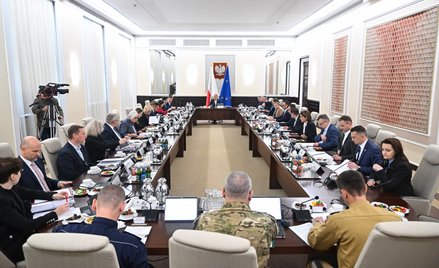 Posiedzenie rządu w siedzibie Kancelarii Prezesa Rady Ministrów w Warszawie